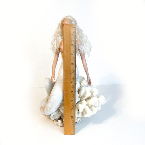Vtg Mermaid Artist Doll OOAK Dottie Dunsmore Sculpture Fantasy Art Figurine - Picture 4 of 10
